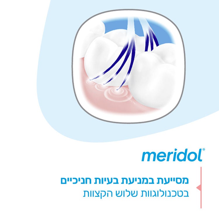 מברשת שיניים מרידול סיבים רכים לחניכיים רגישות
